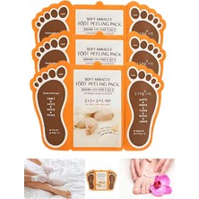 PINAXAR Ayak Peeling Maskesi 3’lü – Soyulma Etkili, Ölü Deri Temizleyici ve Pürüzsüzleştirici Bakım