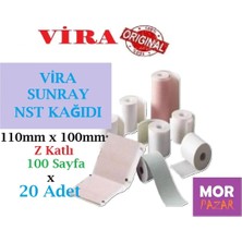 Vira Sunray Nst Kagıdı 110 mm x 100 mm Z Katlama 100 Sayfa x 20 Adet