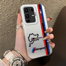 HONTINGA Infinix Note 50 Pro Plus ile Uyumlu Kılıfı Silikon Kenar Sert Arka Düşüme Önleyici Basitlik Anti Düşme Kamera Korumali Bmw Desen Telefon Kılıfı Kadın ve Erkek Için Uygundur K1-0587