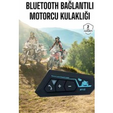 xirshop Interkom Intercom Kask Kulaklık BT22 Bluetooth Motosiklet Kulaklık 5.0 Bluetooth
