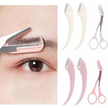 xirshop Profesyonel Taraklı Kaş Usturası ve Kaş Makası Bıyık Alma Kaş Usturası