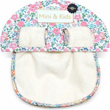 Mini And Kids Mini & Kids Liberty Desenli 2'li Kız Bebek Mama Önlük Seti