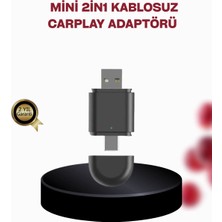 xirshop Kablosuz Carplay Adaptörü – Bluetooth 5.4 ve Wi-Fi 6 Teknolojili Tak & Çalıştır Dönüştür