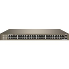 Ip-Com G3350F 48 Port Gıgabıt + 2X1GB Sfp Uplınk L2 Cloud Yönetilebilir Rackmount Swıtch