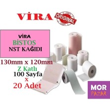 Vira Bistos Nst Kagıdı 130 mm x 120 mm Z Katlama 100 Sayfa x 20 Adet