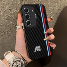 HONTINGA Tecno Camon 40 ile Uyumlu Kılıfı Silikon Kenar Sert Arka Düşüme Önleyici Basitlik Anti Düşme Kamera Korumali Bmw Desen Telefon Kılıfı Kadın ve Erkek Için Uygundur K1-0587