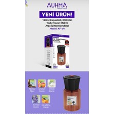 Azurtech 120ML KAPASITELI,300MAH Yıldız Tavan Efektli Araç Içi Nemlendirici