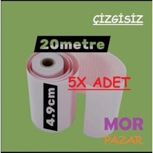 Vira 49 x 20 Ekg Kagıdı 20 Metre 5 Rulo Çizgisiz
