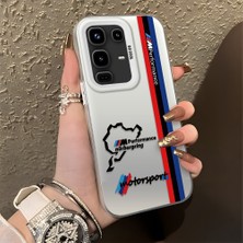 HONTINGA Infinix Note 50 Pro 4g ile Uyumlu Kılıfı Silikon Kenar Sert Arka Düşüme Önleyici Basitlik Anti Düşme Kamera Korumali Bmw Desen Telefon Kılıfı Kadın ve Erkek Için Uygundur K1-0587