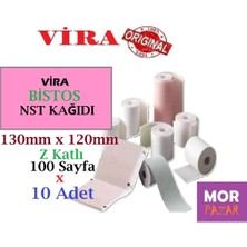 Vira Bistos Nst Kagıdı 130 mm x 120 mm Z Katlama 100 Sayfa x 10 Adet