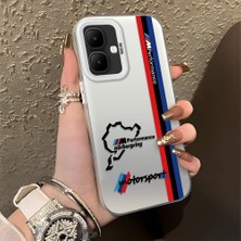 HONTINGA Infinix Smart 10 ile Uyumlu Kılıfı Silikon Kenar Sert Arka Düşüme Önleyici Basitlik Anti Düşme Kamera Korumali Bmw Desen Telefon Kılıfı Kadın ve Erkek Için Uygundur K1-0587