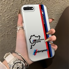 HONTINGA iPhone 7 Plus ile Uyumlu Kılıfı Silikon Kenar Sert Arka Düşüme Önleyici Basitlik Anti Düşme Kamera Korumali Bmw Desen Telefon Kılıfı Kadın ve Erkek Için Uygundur K1-0587