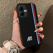 HONTINGA Infinix Smart 10 ile Uyumlu Kılıfı Silikon Kenar Sert Arka Düşüme Önleyici Basitlik Anti Düşme Kamera Korumali Bmw Desen Telefon Kılıfı Kadın ve Erkek Için Uygundur K1-0587