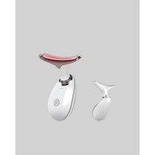 xirshop Cilt Yenileyici Şarjlı Güzellik Aleti – Pozitif/negatif Iyon, Titreşimli Masaj ve Kırmızı-