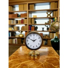 Çetiner Group Elegance Gold 25 x 20 cm Metal Masa Saati