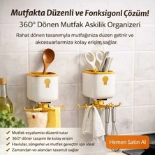 Banum Luxury 360 Derece Dönen Mutfak Askilik Organizeri.