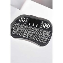 xirshop Işıklı Kablosuz Mini Q Klavye Tüm Cihazlara Uyumlu