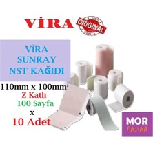 Vira Sunray Nst Kagıdı 110 mm x 100 mm Z Katlama 100 Sayfa x 10 Adet
