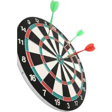 xirshop 17 Inç Dart Tahtası 4 Metal Dart Oku