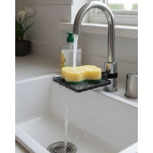 xirshop Mutfak Musluk Üstü Sünger Tutucu Tezgah Düzenleyici Organizer