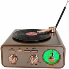 Negok Everton RT-713 Bluetooth Fm-Usb-Tf-Aux Şarjlı Nostaljik Radyo