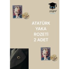 Atatürk Yaka Rozeti 2 Adet