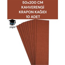 50X200 cm  Kahverengi Krapon Kağıdı  10 Adet