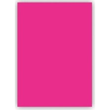 20 Adet 50X70 Fosforlu Fon Kartonu Pembe 160 gr