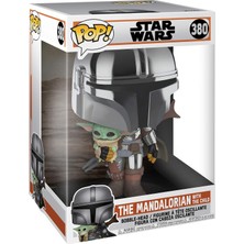 Funko Pop Figür Starwars:mandalorian-10"mandolarian With Chrome