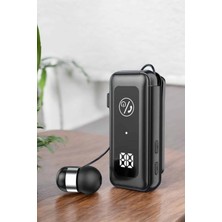Timion Kablolu Bluetooth Kulaklık Kulak Içi Stereo Mikrofonlu Dijital Göstergeli
