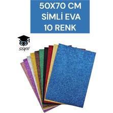 50X70 cm  Simli Eva 10 Renk