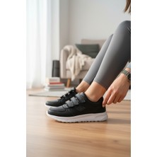 Enoch Kadın Ortopedik Üç Cırt Bantlı Hafif Taban Spor Ayakkabı