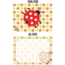 Karne Kılıfı 24X33 cm Uğur Böceği Desenli 30 Adet