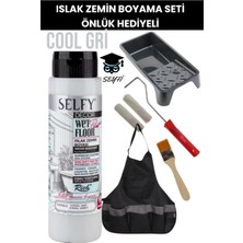 Selfy Decor Islak Zemin Boya Seti 500 cc Mutfak Tezgah Fayans Lavabo Küvet Tuvalet Zemin