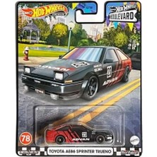 Hot Wheels Premium Boulevard Toyota AE86 Sprinter Trueno HKF28, Oyuncak Araba