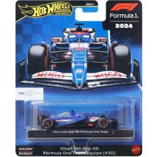 Hot Wheels Premium Visa Cash App Formula 1 Team Yarış Arabası Koleksiyonluk Oyuncak Modeli