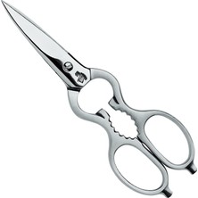 Zwilling Kitchen Shears Çok Amaçlı Yekpare Makas, Paslanmaz Çelik, Metalik Gri