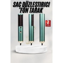 Timion Fön Tarak Saç Düzleştirici Saç Kurutma Makinesi Sıcak Hava Fırçası