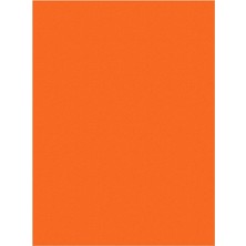 20 Adet 50X70 Fosforlu Fon Kartonu Turuncu 160 gr