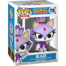 Funko Pop Oyunları: Sonic The Hedgehog - Blaze - Blaze The Cat - Koleksiyon Vinil Figür - Hediye Fik