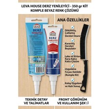 Leva Hause Derz 350 gr Beyaz + Derz Fırçası Hediyeli Yeni Nesil Derz
