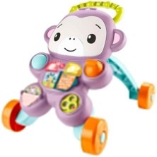 Fisher-Price Benimle Öğren Tatlı Maymun Yürüteç ve Eğitici Oyuncak, JGW94