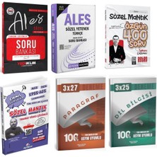2026 Ales Sözel Yetenek Soru Bankası + Sözel Mantık Çıkmış Soru + Sözel Mantık 400 Soru ve Deneme Seti