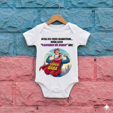 Novera Baby Organik %100 Pamuklu Bebek Zıbın Kahraman Babam