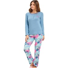 Alperi 79-466 Kadın Uzun Kol Pijama Takım
