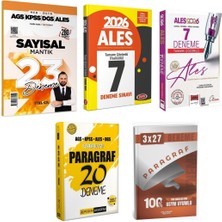 2026 Ales Tamamı Çözümlü Deneme Seti + Paragraf Denem Seti