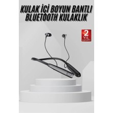 Timion Boyun Askılı 100 Saat Kablosuz Kulaklık Göstergeli Bluetooth Kulaklık