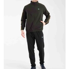 Lacoste Haki-Siyah Slim Fit Erkek Eşofman Takımı