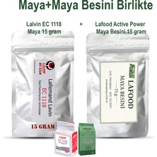 Lalvin EC 1118 Fermantasyon Mayası (15 gr. EC1118) ve Maya Besini Birlikte