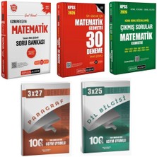 Anla Kazan Yayınları Pegem 2026 Kpss Ezberbozan Matematik Soru Bankası + Kpss Matematik Deneme + Kpss Matematik Konu Konu Çıkmış Sorular Seti